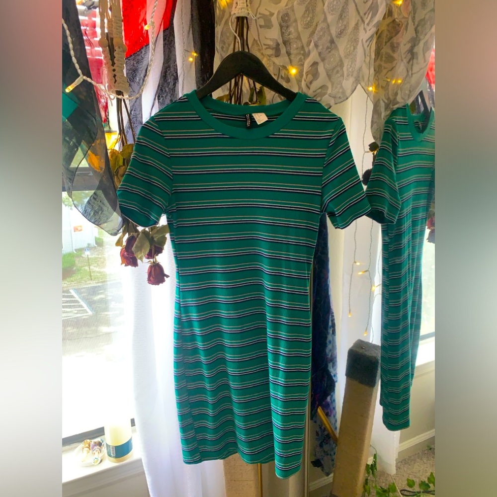 casual striped dress